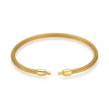 Armschmuck, Gelbgold, Jörg Heinz Classics Flex & Mesh Armband