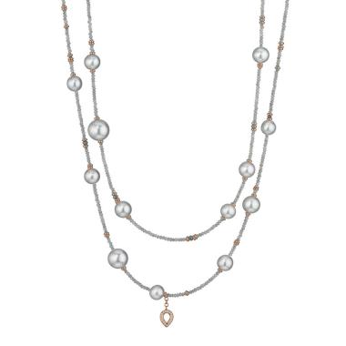 Halsschmuck, Roségold, Gellner Castaway Collier