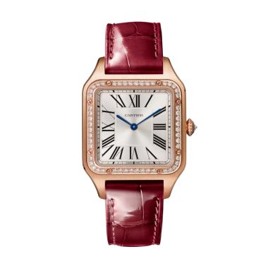 Damenuhr, Quarzwerk, Cartier Santos-Dumont