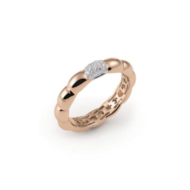 Ringe, Roségold, Al Coro La Piazza Ring