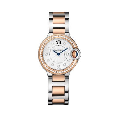 Damenuhr, Quarzwerk, Cartier Ballon Bleu de Cartier