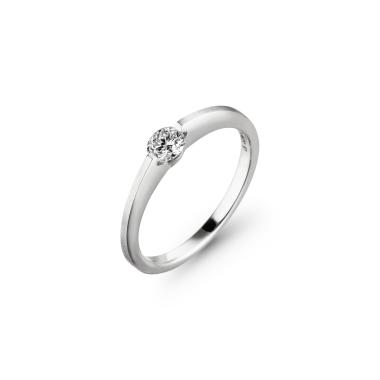Ringe, Weißgold, Schaffrath LIBERTÉ Diamantring