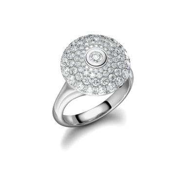 Ringe, Weißgold, Schaffrath 360 – Three Sixty Diamantring