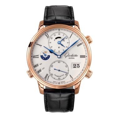 Herrenuhr, Automatik, Glashütte Original Senator Cosmopolite