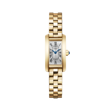         Damenuhr, Quarzwerk, Cartier Tank Américaine
