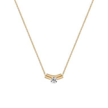 Halsschmuck, Gelbgold, Schaffrath LA LUNA Collier