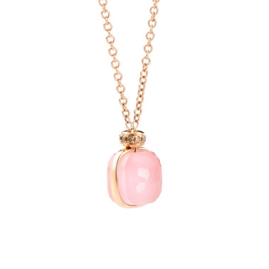         Roségold, Halsschmuck, Pomellato Nudo Halskette mit Anhänger