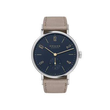 Damenuhr, Handaufzug, NOMOS Glashütte Tangente nachtblau