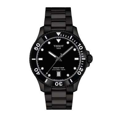         Damen- und Herrenuhr, Quarzwerk, Tissot Seastar 1000 Quartz