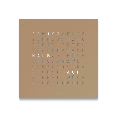         Qlocktwo EARTH 45 EDITION HAZELNUT 