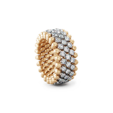Ringe, Roségold, Serafino Consoli Brevetto Multi-Size Ring