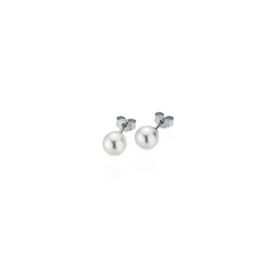 Ohrringe, Weißgold, Gellner Basics Ohrstecker