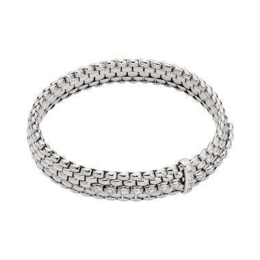 Armschmuck, Weißgold, FOPE Panorama Flex'it Armband