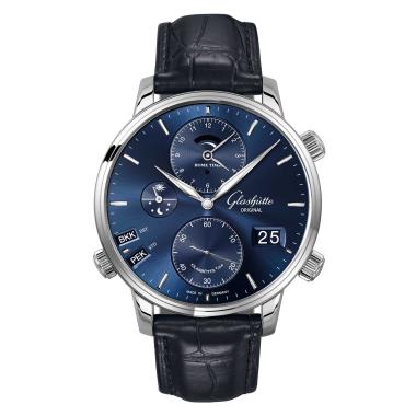 Herrenuhr, Automatik, Glashütte Original Senator Cosmopolite