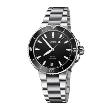         Damen- und Herrenuhr, Automatik, ORIS Aquis Date
