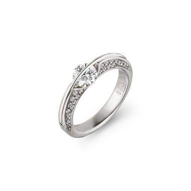         Weißgold, Ringe, Schaffrath LIBERTÉ Diamantring