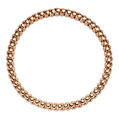 Halsschmuck, Roségold, FOPE Luna Flex'it Halskette