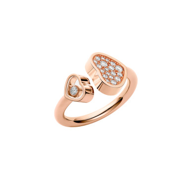         Roségold, Ringe, Chopard Happy Hearts Ring