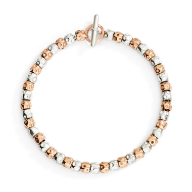         Roségold &amp; Silber, Armschmuck, DoDo Armband Granelli