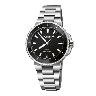         Damen- und Herrenuhr, Automatik, ORIS Aquis Date