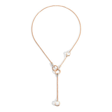         Roségold, Halsschmuck, Pomellato Nudo Halskette mit Anhänger