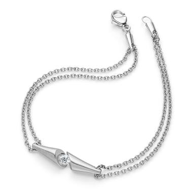 Armschmuck, Weißgold, Schaffrath CALLA Armband