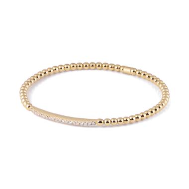 Armschmuck, Gelbgold, Al Coro Stretchy Armband