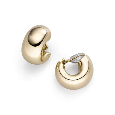 Ohrringe, Gelbgold, IsabelleFa Ohrclips "Cercle 26"
