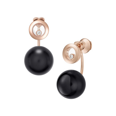         Roségold, Ohrringe, Chopard Happy Diamonds Planet Ohrhänger