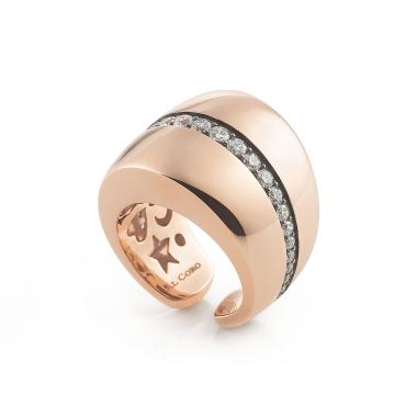 Ringe, Roségold, Al Coro Mezzaluna Ring