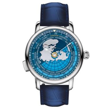 Herrenuhr, Automatik, Montblanc Star Legacy Orbis Terrarum Around The World In 80 Days Limited Edition - 360 Exemplare
