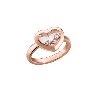 Ringe, Roségold, Chopard Happy Diamonds Icons Ring