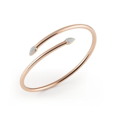 Armschmuck, Roségold, Al Coro Goccia Armreif