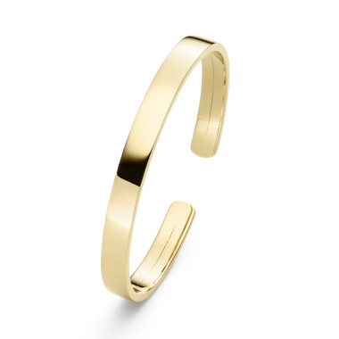         Gelbgold, Armschmuck, IsabelleFa Armreif "Flix.Flex Eckig 7"