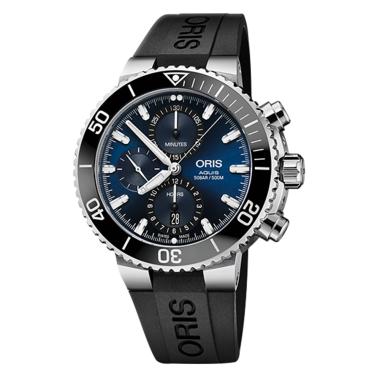 Herrenuhr, Automatik, ORIS Aquis Chronograph