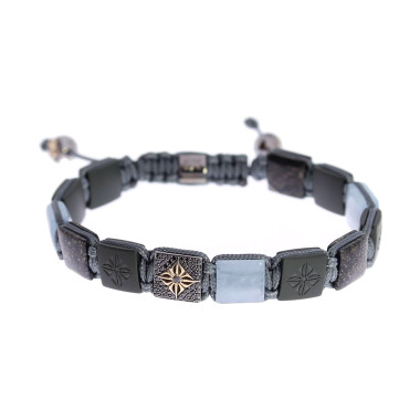         Weißgold, Armschmuck, Shamballa Jewels Lock Armband