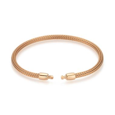 Armschmuck, Roségold, Jörg Heinz Classics Flex & Mesh Armband