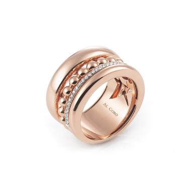 Ringe, Roségold, Al Coro Palladio Ring