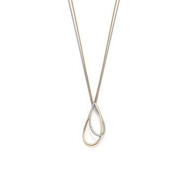 Halsschmuck, Weißgold, Noor Creative Collier