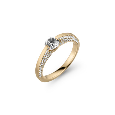 Ringe, Gelbgold, Schaffrath LIBERTÉ Diamantring