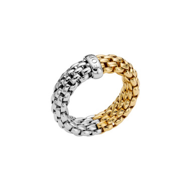         Gelbgold &amp; Weißgold, Ringe, FOPE Essentials Flex'it Ring