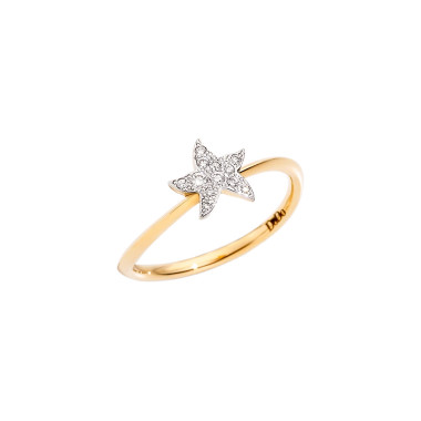 Gelbgold, Ringe, DoDo Ring Mini-Stellina „Precious“
