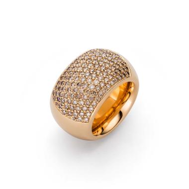 Ringe, Roségold, IsabelleFa Ring "Ellipse 17" Pavé B.