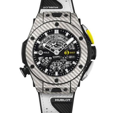 Herrenuhr, Automatik, Hublot Unico Golf 