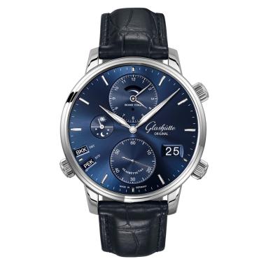 Herrenuhr, Automatik, Glashütte Original Senator Cosmopolite