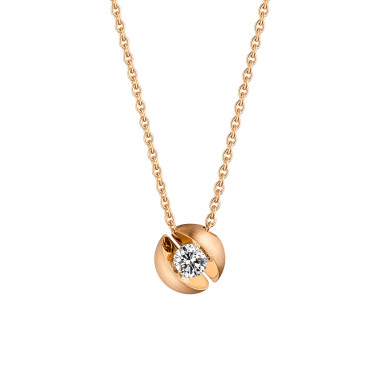         Roségold, Halsschmuck, Schaffrath CALLA Collier