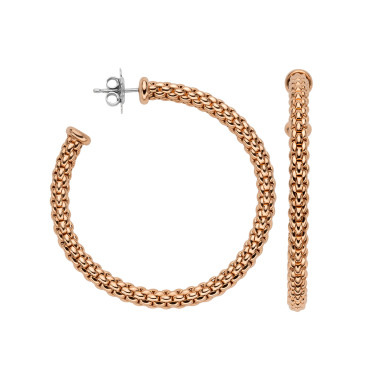         Roségold, Ohrringe, FOPE Essentials Creolen