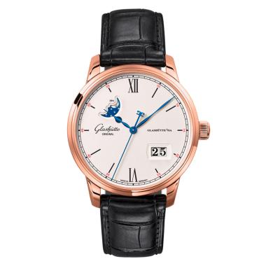Unisex, Automatik, Glashütte Original Senator Excellence 
Panoramadatum Mondphase