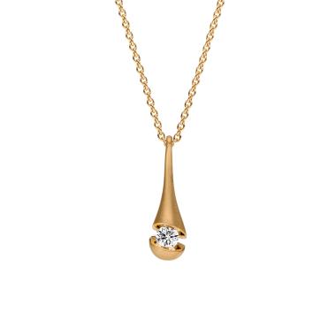 Halsschmuck, Gelbgold, Schaffrath CALLA Collier