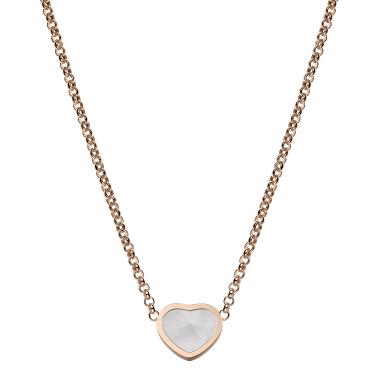 Halsschmuck, Roségold, Chopard My Happy Hearts Halskette
